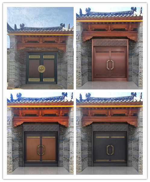 西安天卓銅門效果圖，你覺得哪張效果好？