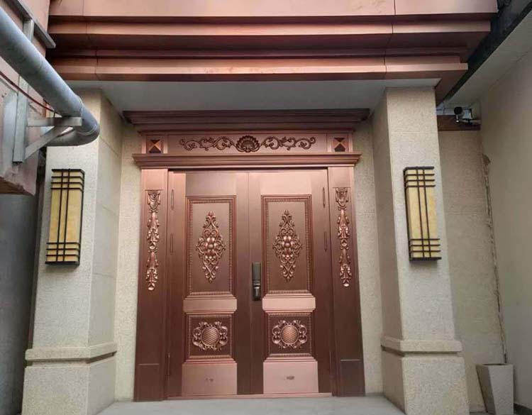 西安地產(chǎn)公司辦公室銅門(mén)