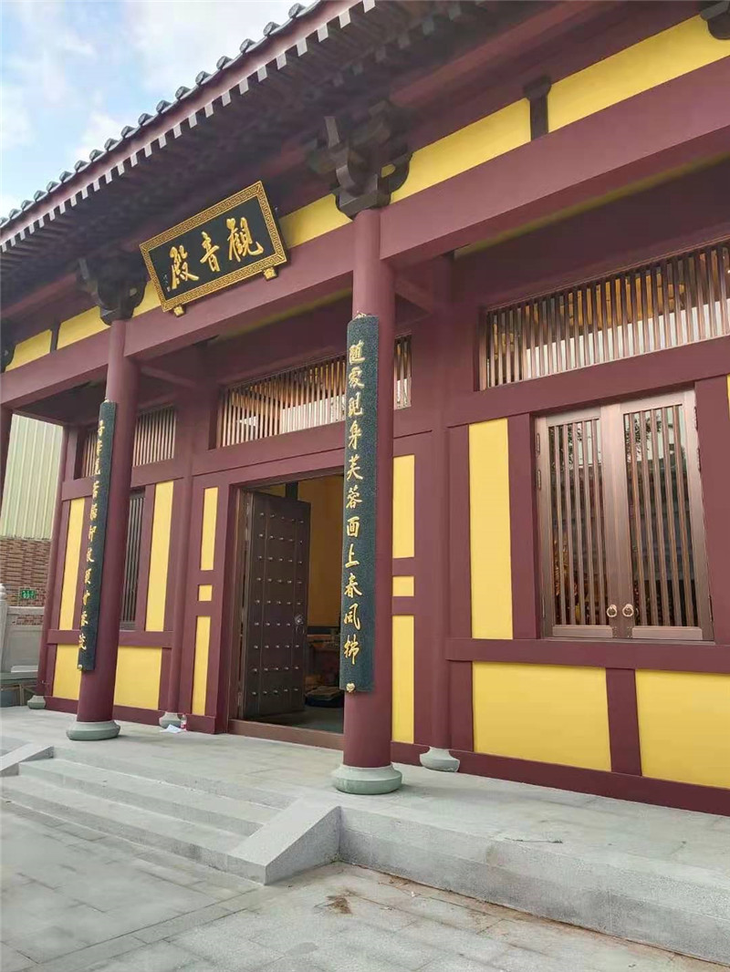觀音殿銅門(mén)，銅窗 