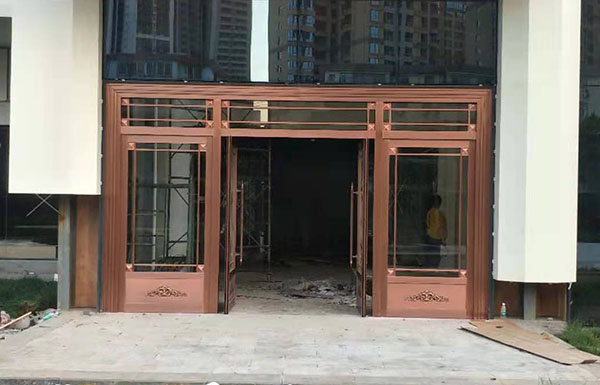 咸陽研究設(shè)計(jì)院復(fù)合銅地彈簧門，自動(dòng)門